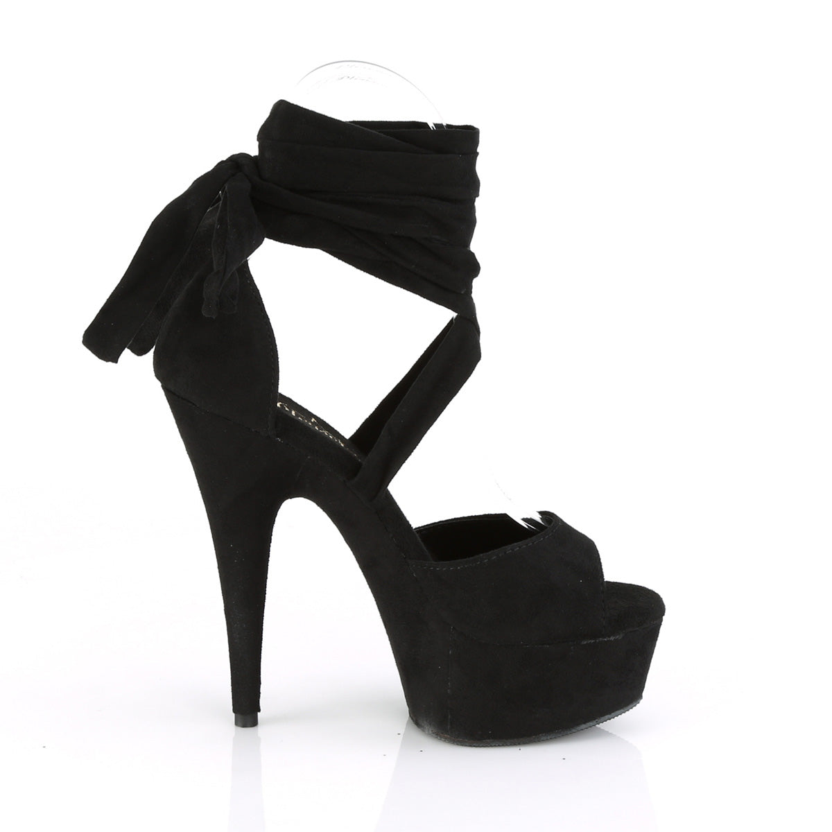 6" Heel, 1 3/4" PF Criss Cross Ankle Wrap Sandal (Pleaser DEL679/BFS/M)