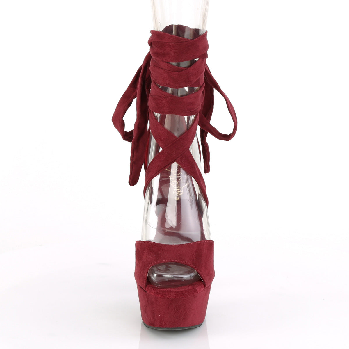 6" Heel, 1 3/4" PF Criss Cross Ankle Wrap Sandal (Pleaser DEL679/BFS/M)
