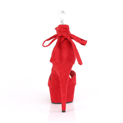 6" Heel, 1 3/4" PF Criss Cross Ankle Wrap Sandal (Pleaser DEL679/BFS/M)