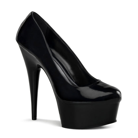 6" Heel , 1 3/4" PF Pump (Pleaser DEL685/B/M)