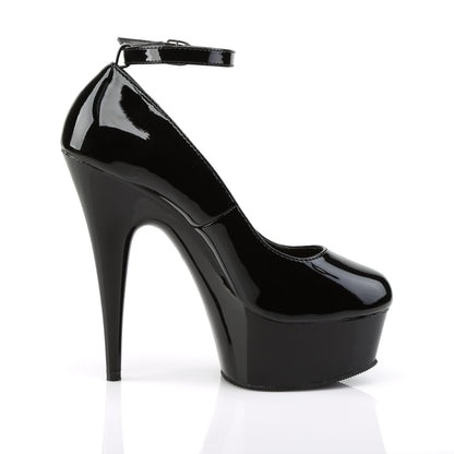 *6" Heel Ankle Strap Platform Pump (Pleaser DEL686/B/M)