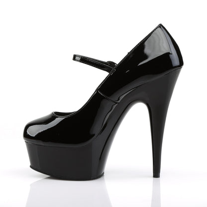 6" Heel, 1 3/4" PF Mary Jane Pump (Pleaser DEL687/B/M)