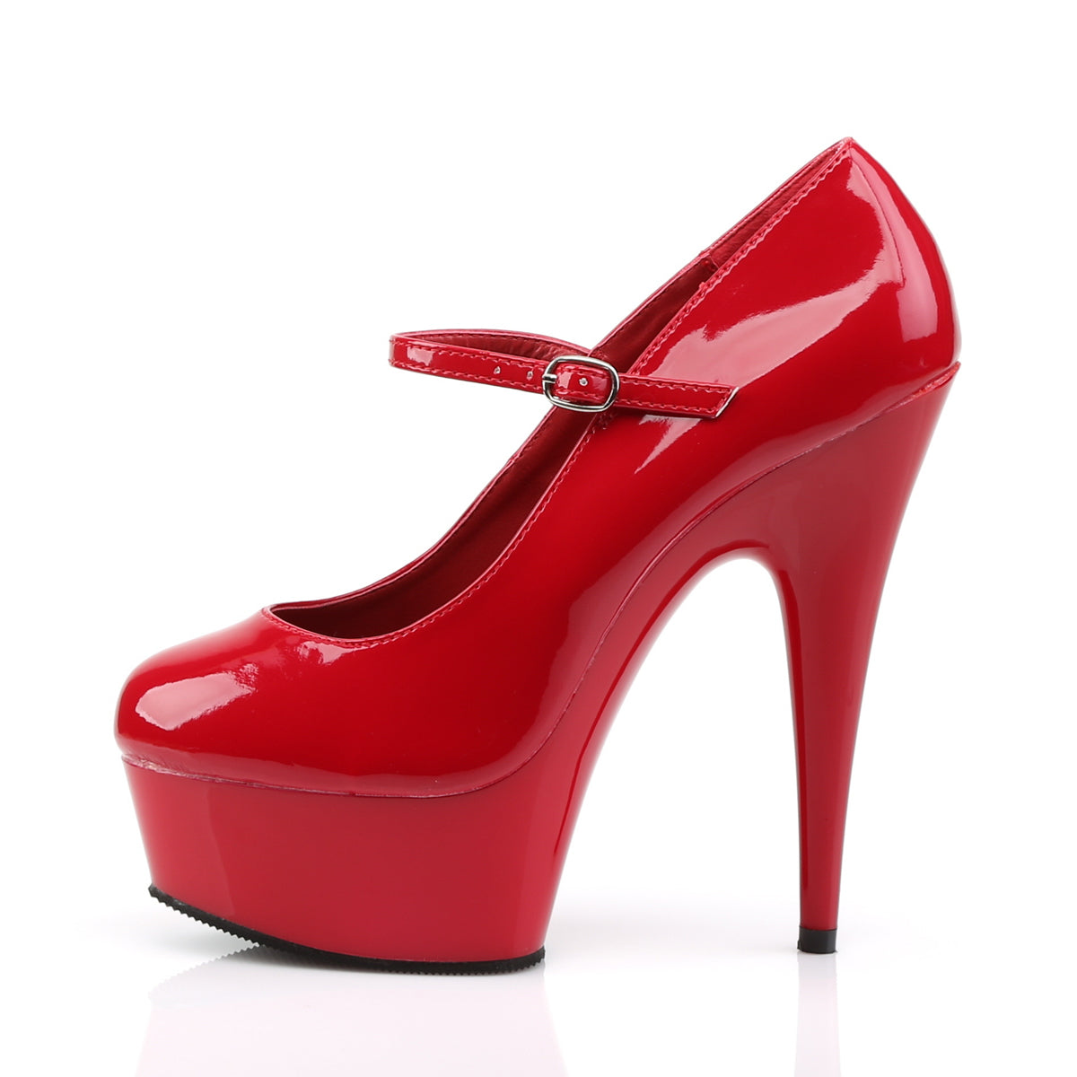 6" Heel, 1 3/4" PF Mary Jane Pump (Pleaser DEL687/B/M)