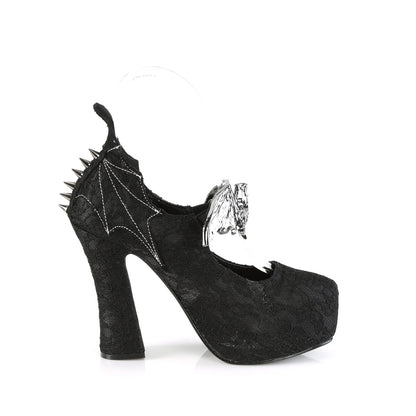 **5" Heel 1 1/2" Concealed PF Maryjane Pump (Demonia DEMON18/BSA-LC)