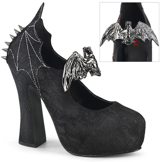 **5" Heel 1 1/2" Concealed PF Maryjane Pump (Demonia DEMON18/BSA-LC)