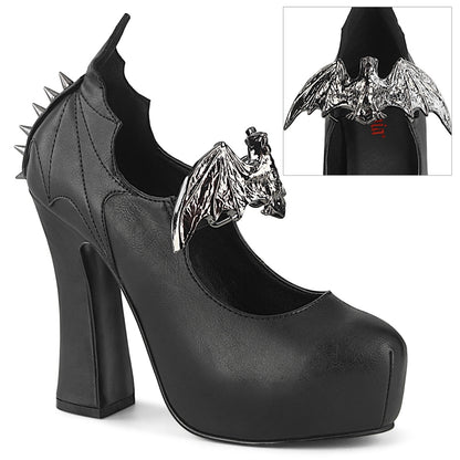 **5" Heel 1 1/2" Concealed PF Maryjane Pump (Demonia DEMON18/BSA-LC)