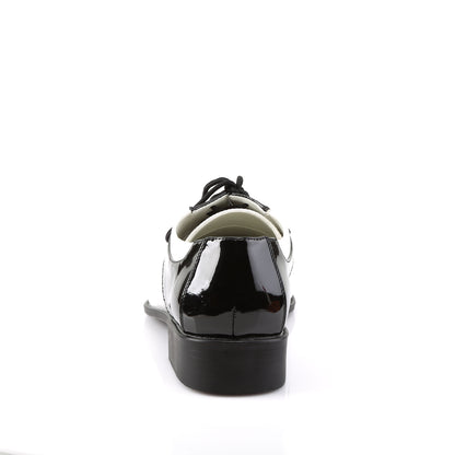 **1" Heel, MEN'S DISCO SHOES, Wing Tip (Funtasma DISCO18/BW)