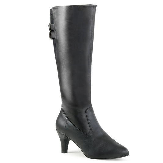3" Heel Knee Boot (Pleaser Pink Label DIV2018/BPU)