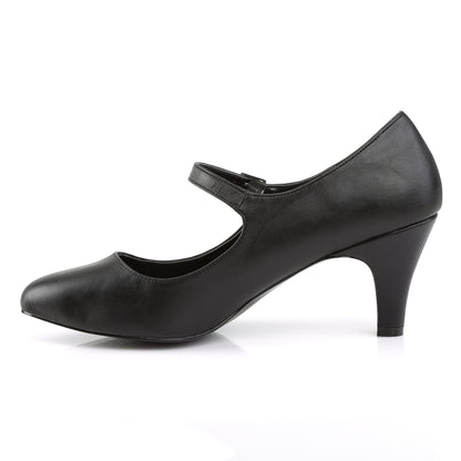 3" Block Heel D'orsay Mary Jane Pump (Pleaser Pink Label DIV440/B)