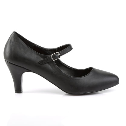 3" Block Heel D'orsay Mary Jane Pump (Pleaser Pink Label DIV440/B)