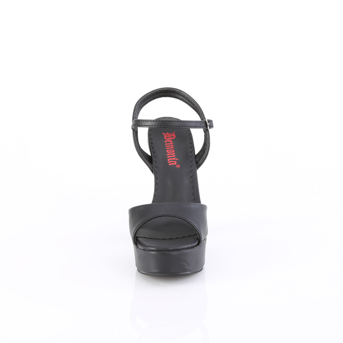 5" Chunky Heel Ankle Strap PF Sandal (Demonia DOL09/B)