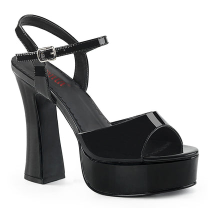 5" Chunky Heel Ankle Strap PF Sandal (Demonia DOL09/B)