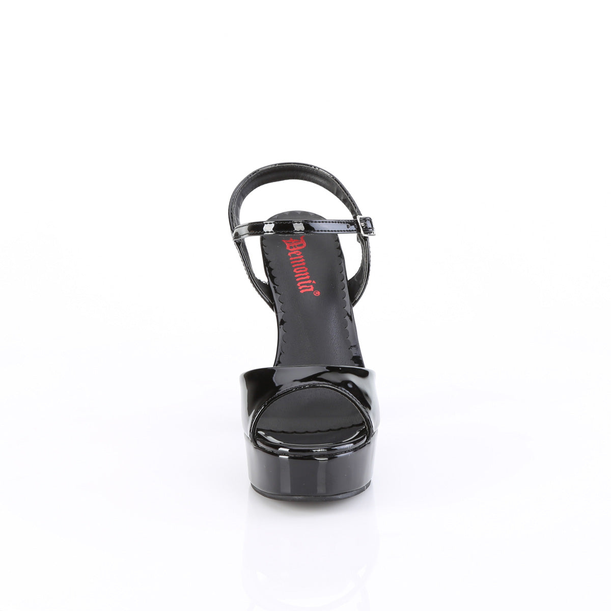 5" Chunky Heel Ankle Strap PF Sandal (Demonia DOL09/B)