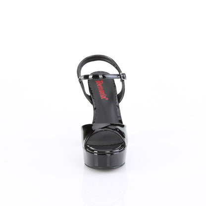 5" Chunky Heel Ankle Strap PF Sandal (Demonia DOL09/B)