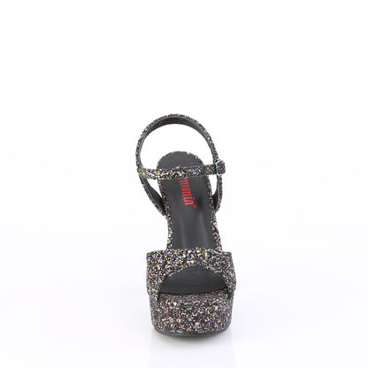 5" Chunky Heel Ankle Strap PF Sandal (Demonia DOL09/B)