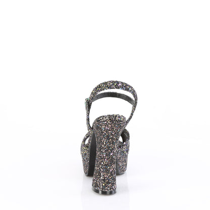 5" Chunky Heel Ankle Strap PF Sandal (Demonia DOL09/B)
