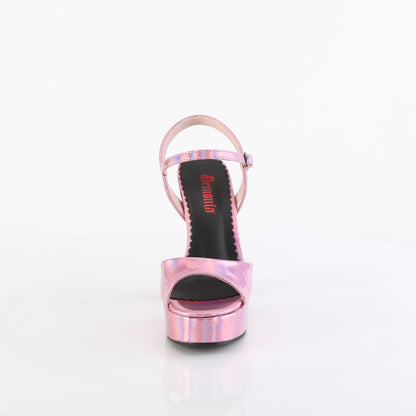 5" Chunky Heel Ankle Strap PF Sandal (Demonia DOL09/B)