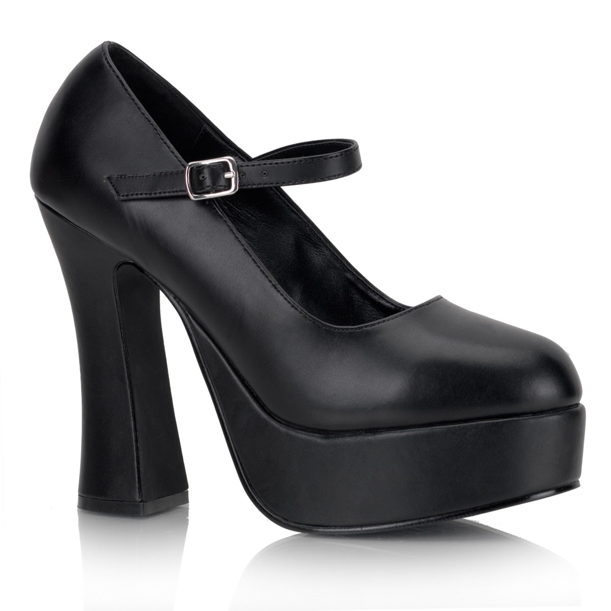 5" Chunky Heel Mary Jane PF Pump (Demonia DOL50/B)