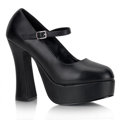 5" Chunky Heel Mary Jane PF Pump (Demonia DOL50/B)
