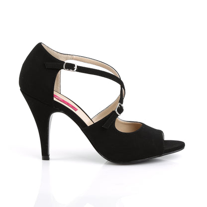 4" Heel Peep Toe Ankle Strap Sandal (Pleaser Pink Label DRE412/BNB)