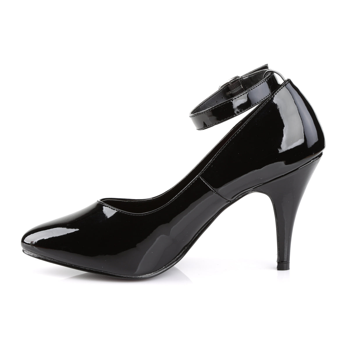4" Heel Ankle Strap Pump (Pleaser Pink Label DRE431/B)