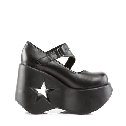 5 1/4" Star Cut-Out Goth Punk Lolita MJ (Demonia DYN03/B/PU)