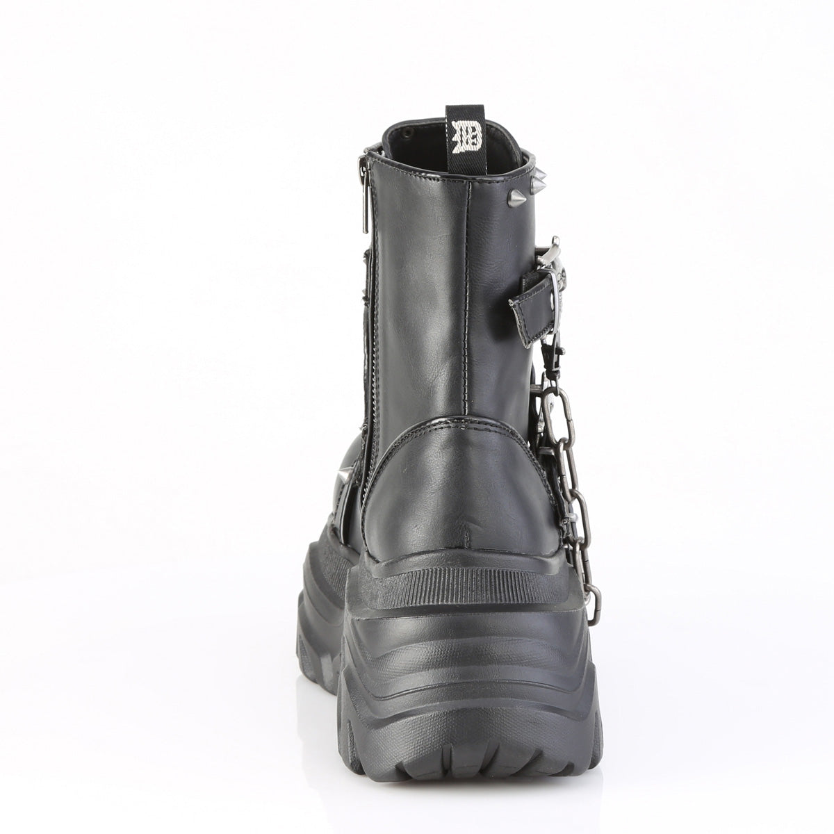 3 1/4" PF Lace-Up Ankle Boot, Side Zip (Demonia ECHO60/BVL)