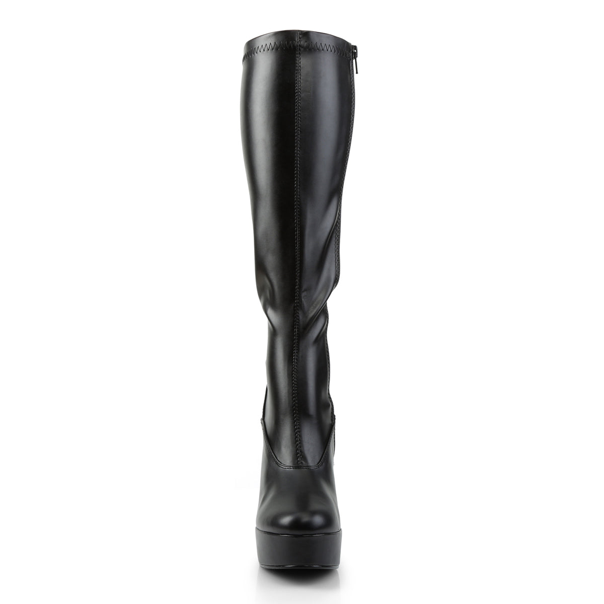 5" Stack Heel, 1 1/2" PF Knee Boot (Pleaser ELE2000Z/B)