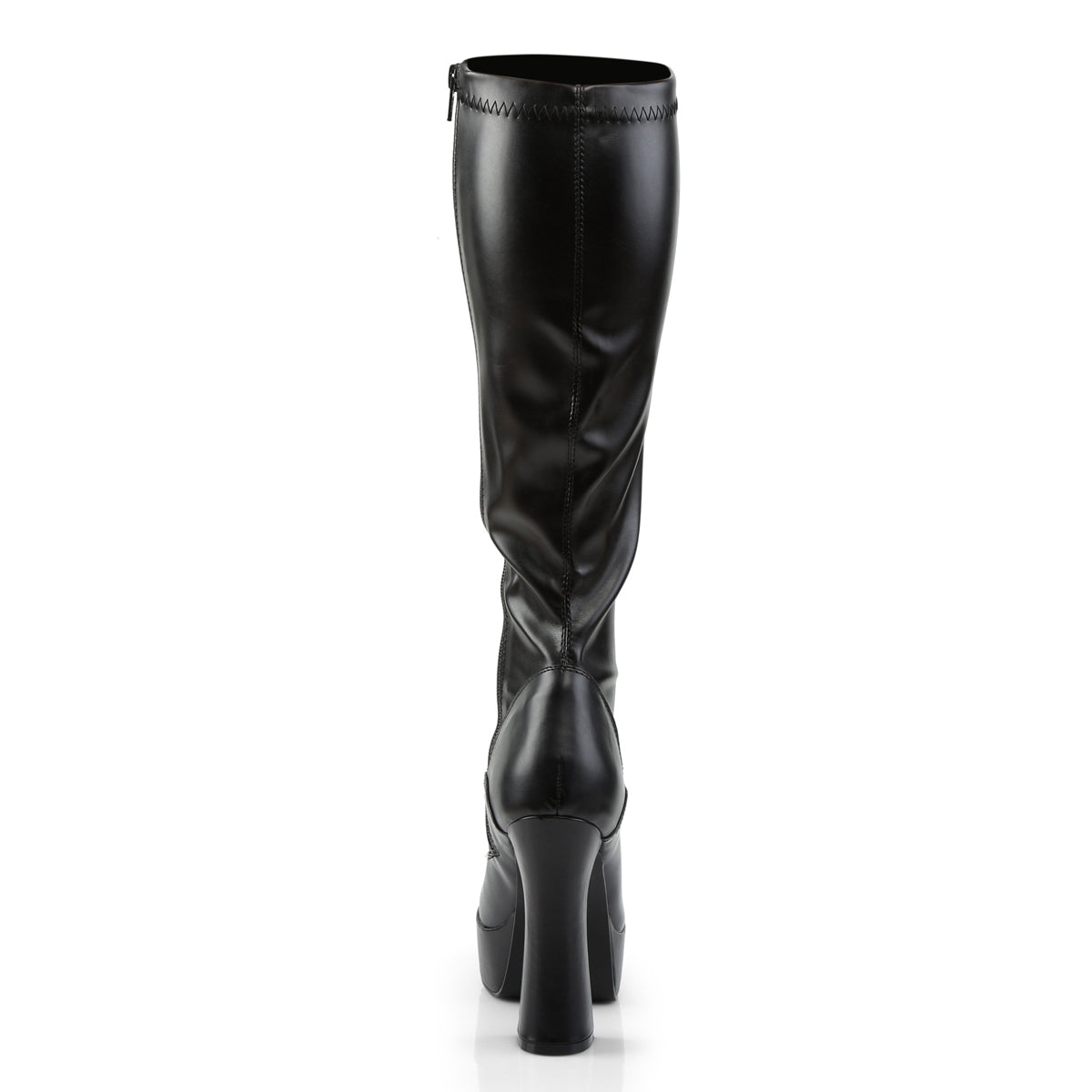 5" Stack Heel, 1 1/2" PF Knee Boot (Pleaser ELE2000Z/B)