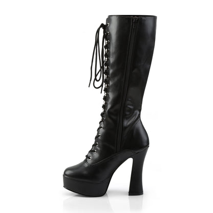 5" Stack Heel, 1 1/2" PF Knee Hi Boots w/ Zipper (Pleaser ELE2020/B)