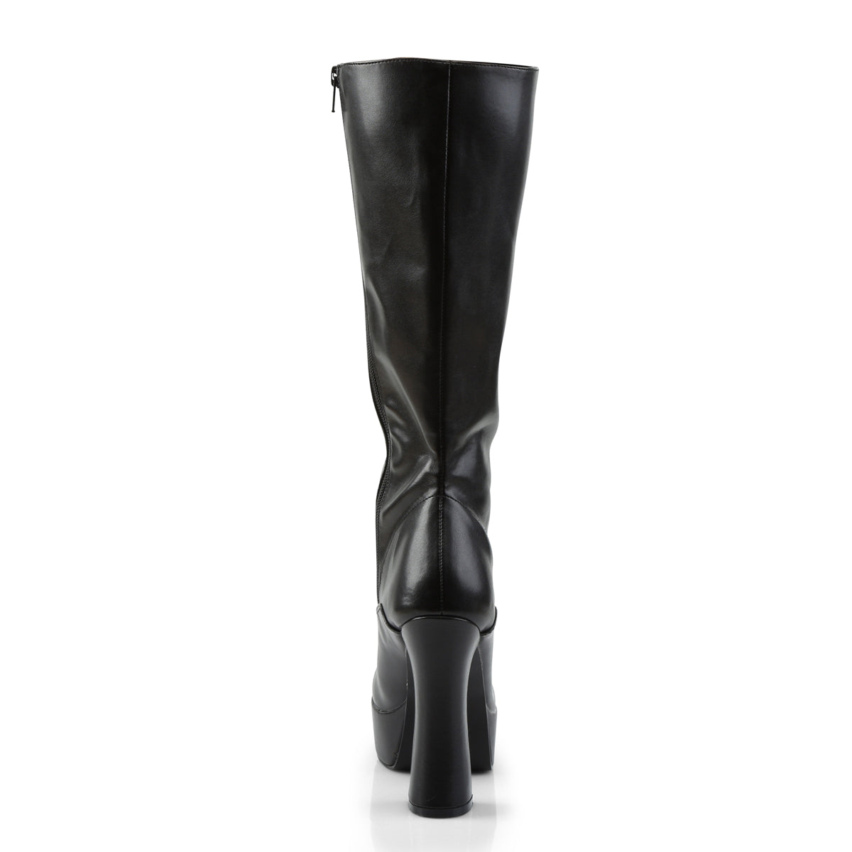 5" Stack Heel, 1 1/2" PF Knee Hi Boots w/ Zipper (Pleaser ELE2020/B)