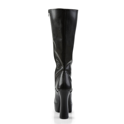5" Stack Heel, 1 1/2" PF Knee Hi Boots w/ Zipper (Pleaser ELE2020/B)
