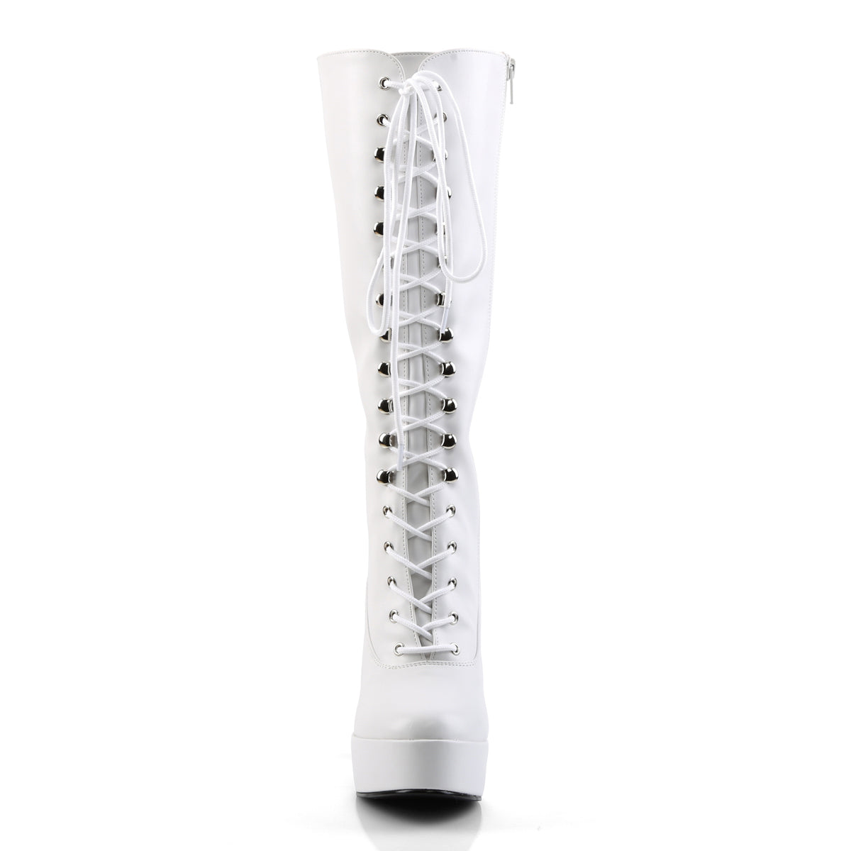 5" Stack Heel, 1 1/2" PF Knee Hi Boots w/ Zipper (Pleaser ELE2020/B)