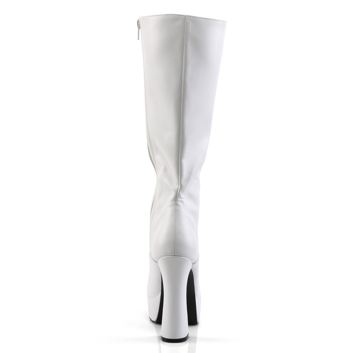 5" Stack Heel, 1 1/2" PF Knee Hi Boots w/ Zipper (Pleaser ELE2020/B)