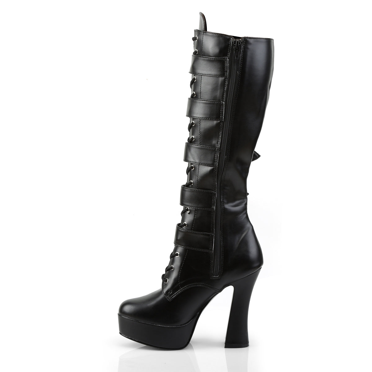 5" Stack Heel, 1 1/2" PF Boots (Pleaser ELE2042/B)
