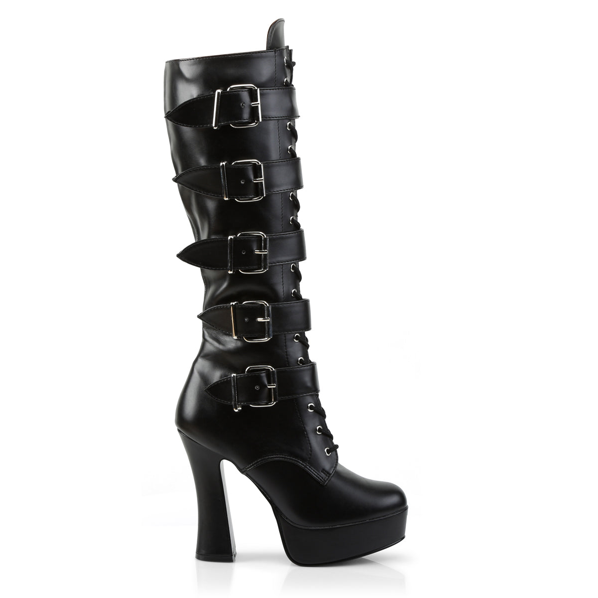 5" Stack Heel, 1 1/2" PF Boots (Pleaser ELE2042/B)
