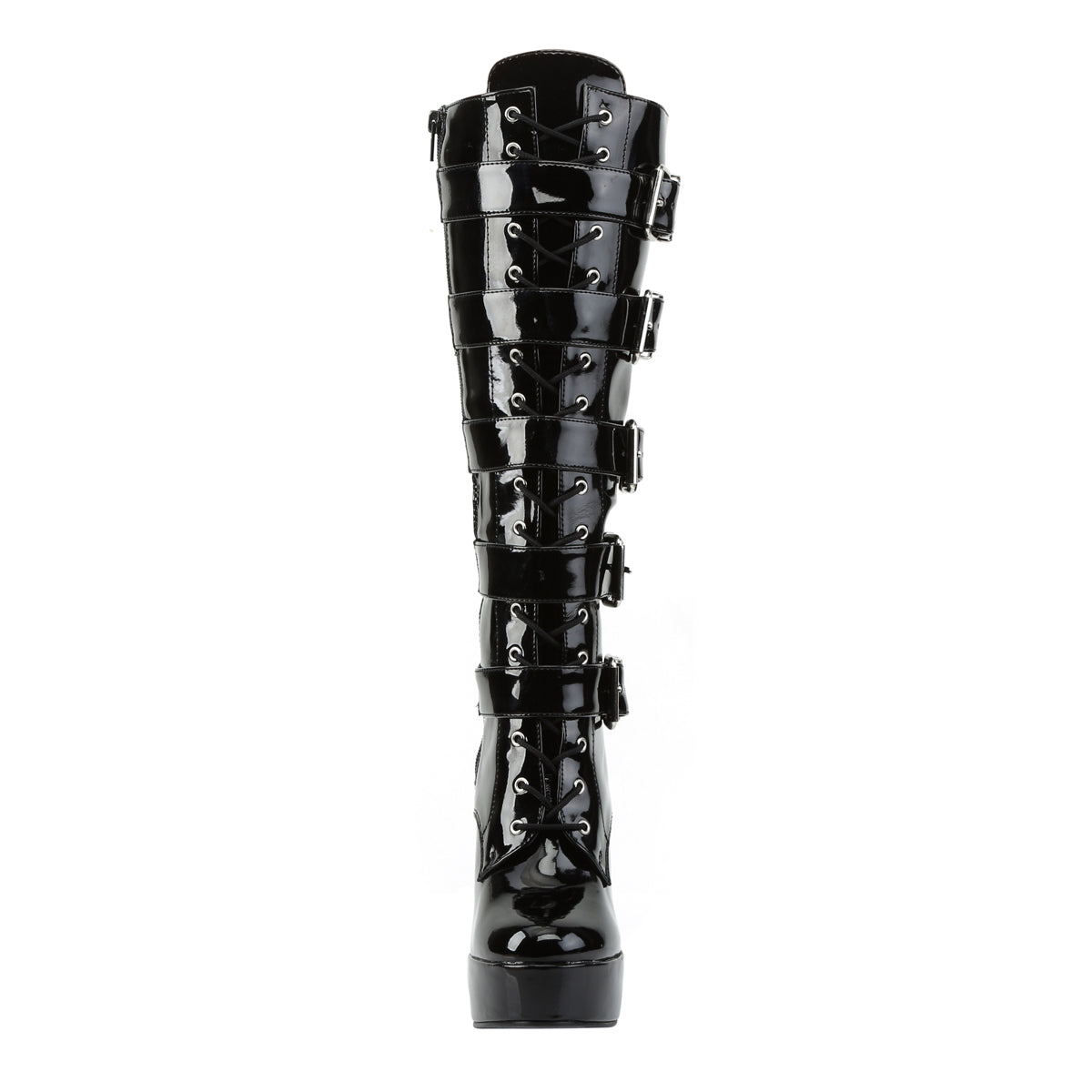 5" Stack Heel, 1 1/2" PF Boots (Pleaser ELE2042/B)