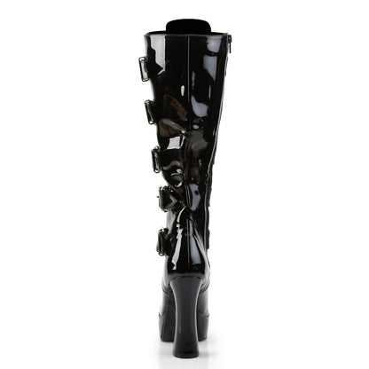 5" Stack Heel, 1 1/2" PF Boots (Pleaser ELE2042/B)
