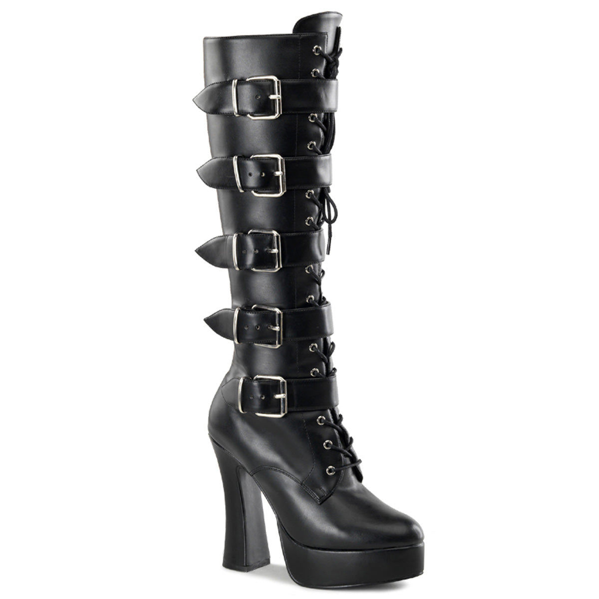 5" Stack Heel, 1 1/2" PF Boots (Pleaser ELE2042/B)