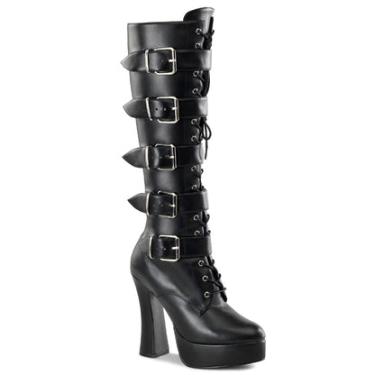 5" Stack Heel, 1 1/2" PF Boots (Pleaser ELE2042/B)