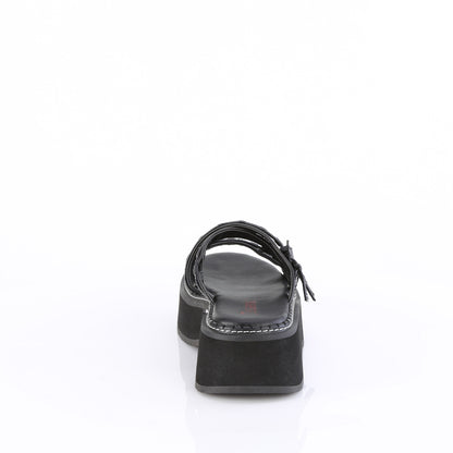 2" Platform Strappy Sandal (Demonia EMI07/BVL-BHG)