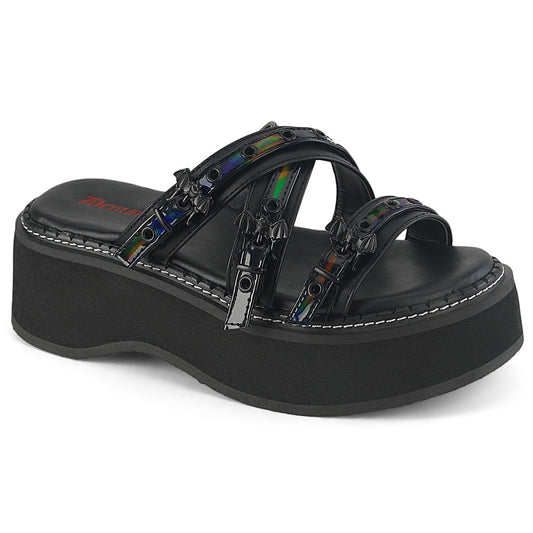 2" Platform Strappy Sandal (Demonia EMI07/BVL-BHG)
