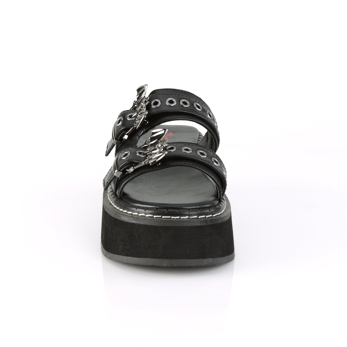 2" Platform Double Strap Slide Sandal (Demonia EMI100/BVL)