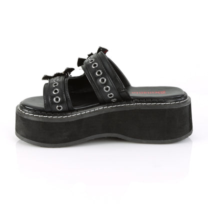 2" Platform Double Strap Slide Sandal (Demonia EMI100/BVL)