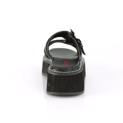 2" Platform Double Strap Slide Sandal (Demonia EMI100/BVL)