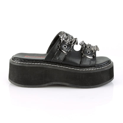 2" Platform Double Strap Slide Sandal (Demonia EMI100/BVL)