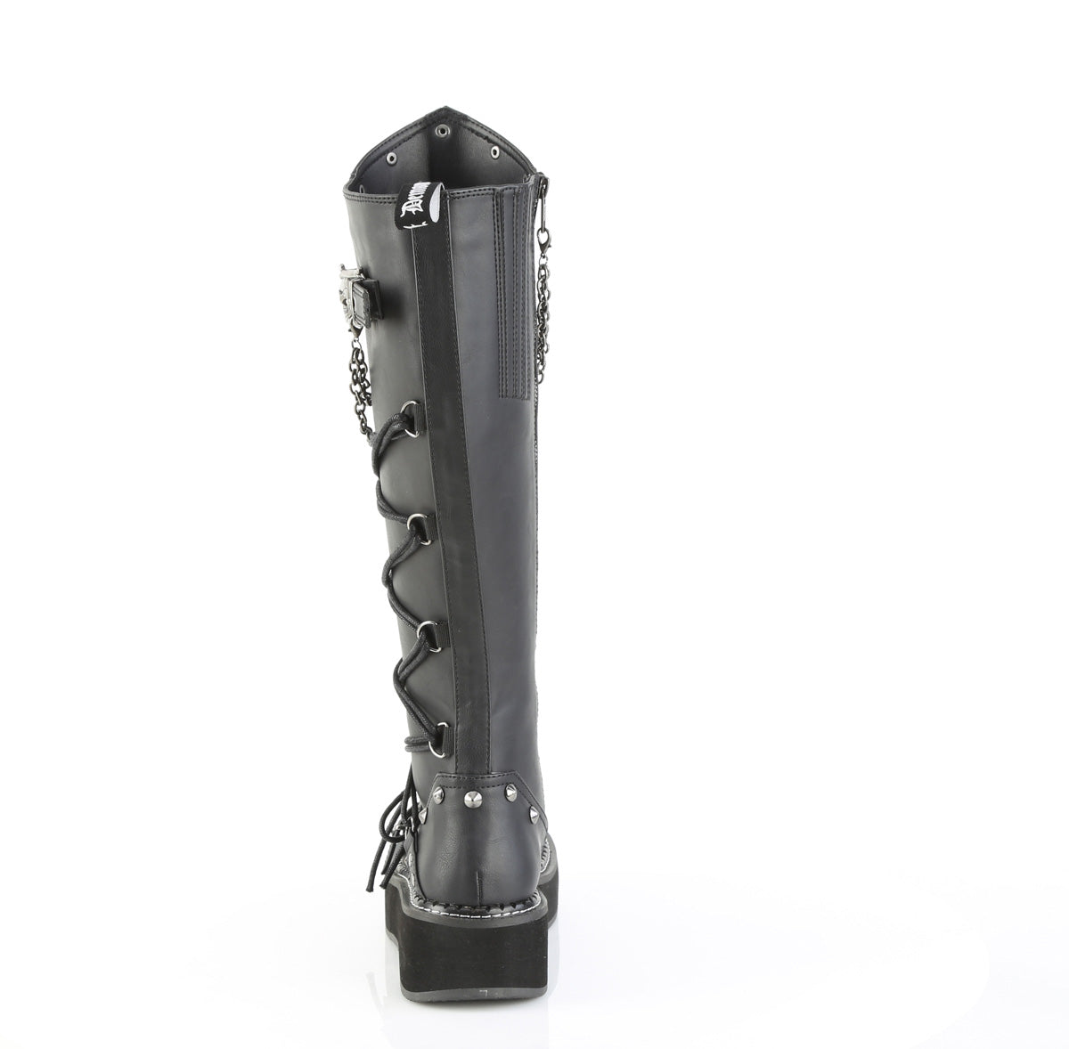 2" Platform Knee High Boot, Inside Zip (Demonia EMI221/BVL)