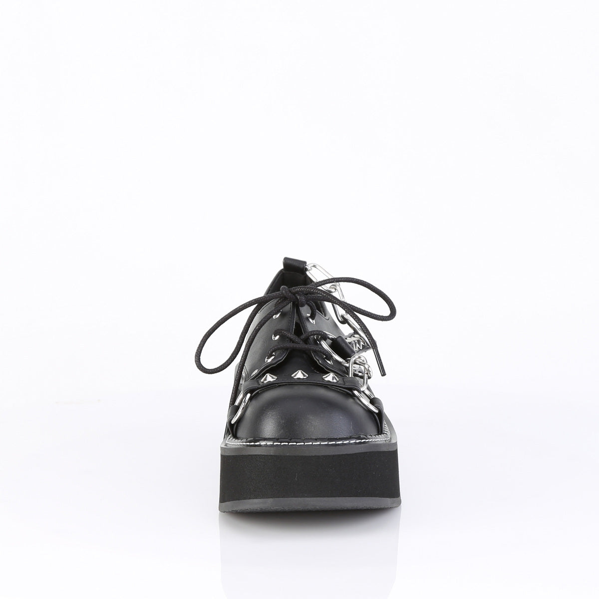 2" Platform Lace-Up Oxford Shoe (Demonia EMI32/BVL)