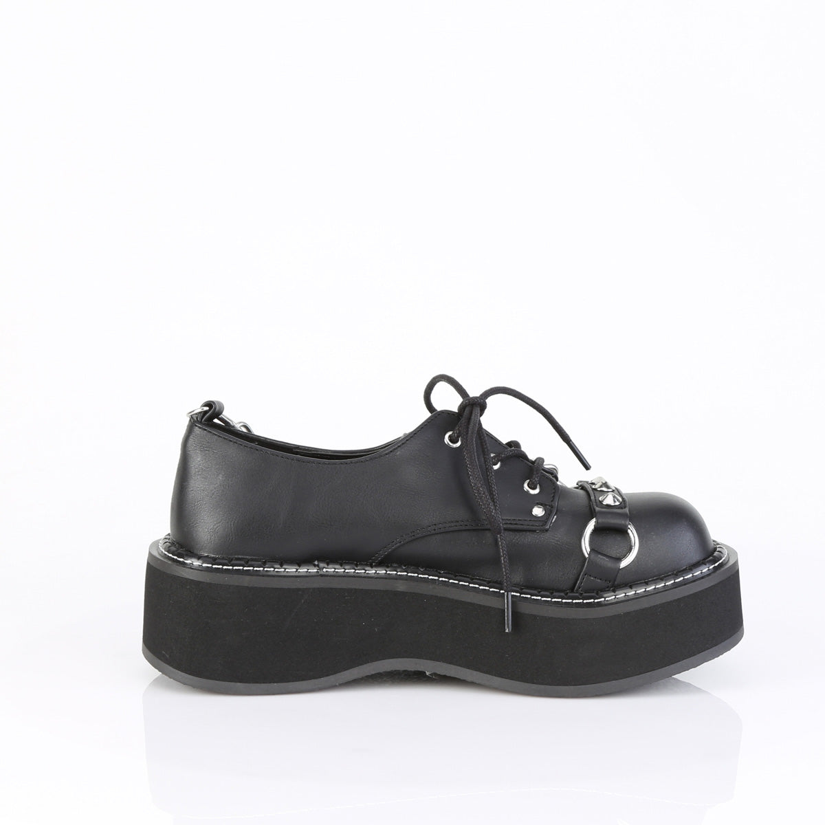 2" Platform Lace-Up Oxford Shoe (Demonia EMI32/BVL)