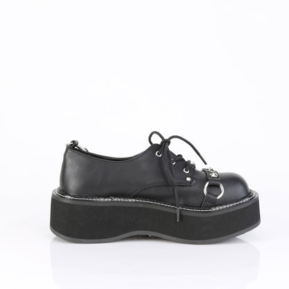 2" Platform Lace-Up Oxford Shoe (Demonia EMI32/BVL)